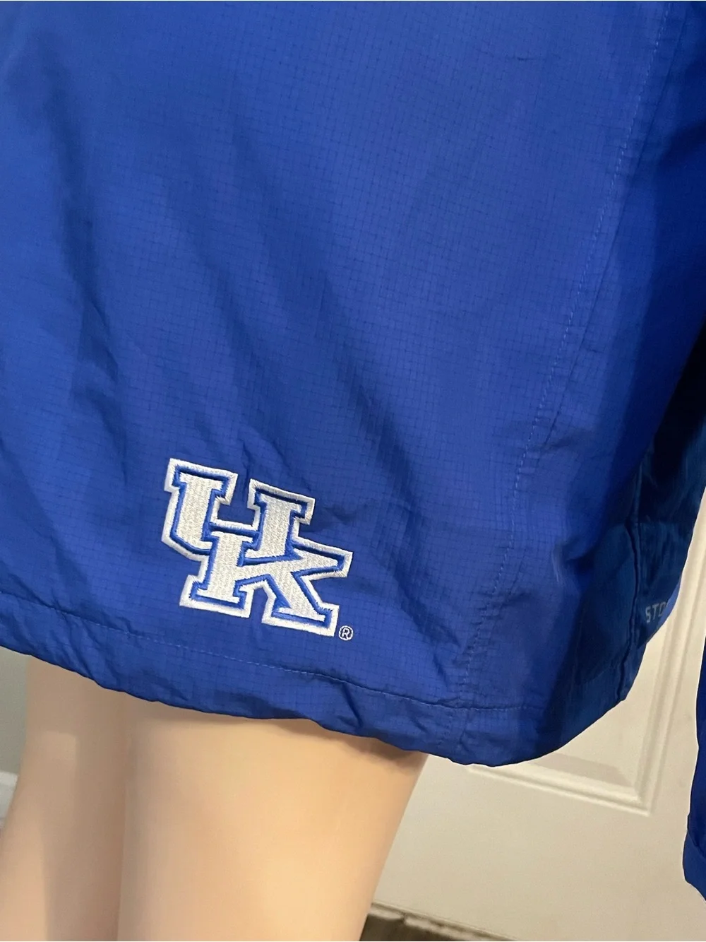 Nike Blue & White Men's Kentucky wildcats warm up Windbreaker Jacket size XL